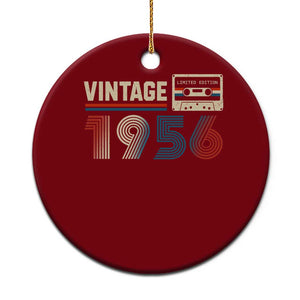 Vintage 1956 70th Birthday Gifts Ceramic Ornament 70 Year Old Favors