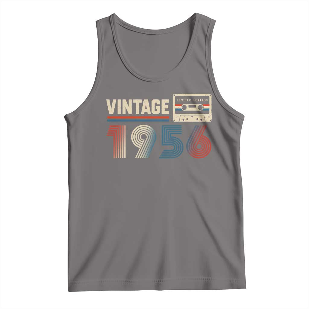 Vintage 1956 70th Birthday Gifts Tank Top 70 Year Old Favors