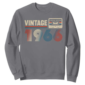 Vintage 1966 60th Birthday Gifts Sweatshirt 60 Year Old Favors