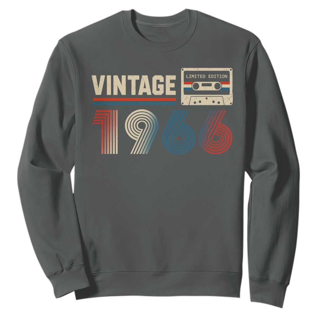 Vintage 1966 60th Birthday Gifts Sweatshirt 60 Year Old Favors