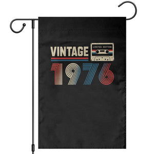 Vintage 1976 50th Birthday Gifts Garden Flag 50 Year Old Favors