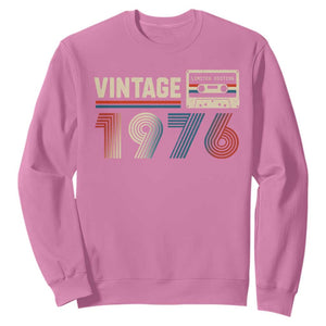 Vintage 1976 50th Birthday Gifts Sweatshirt 50 Year Old Favors