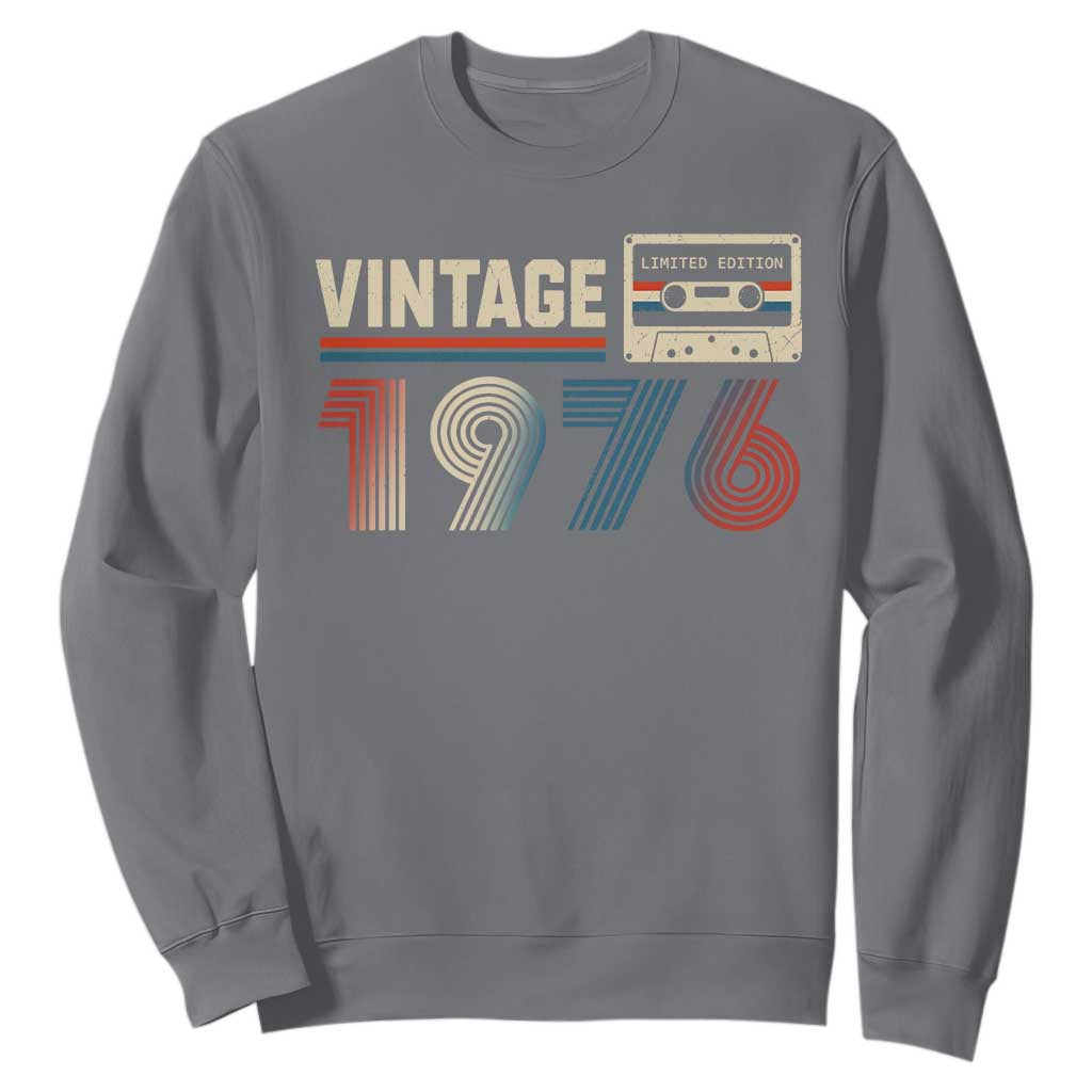 Vintage 1976 50th Birthday Gifts Sweatshirt 50 Year Old Favors