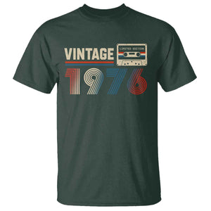 Vintage 1976 50th Birthday Gifts T Shirt 50 Year Old Favors