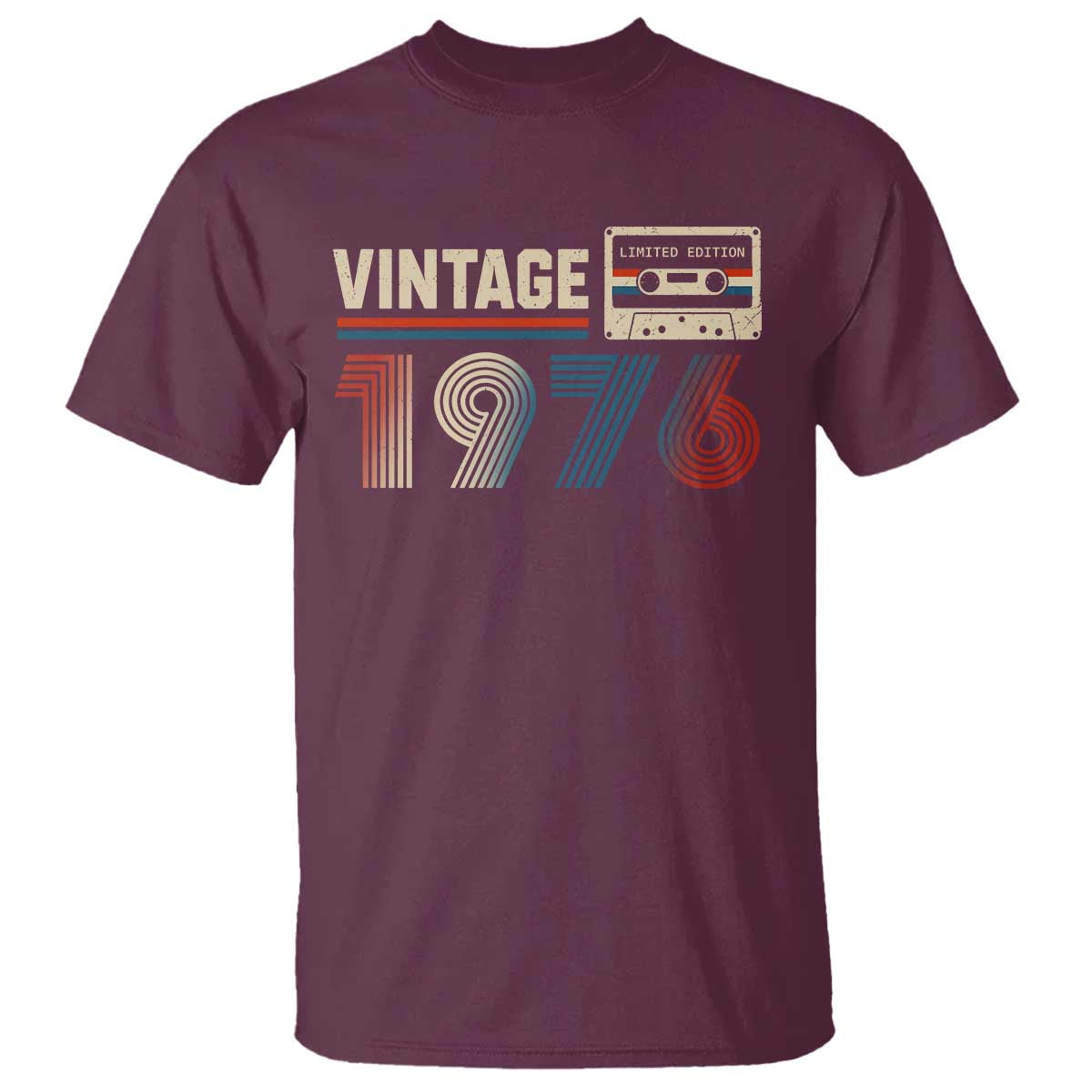Vintage 1976 50th Birthday Gifts T Shirt 50 Year Old Favors