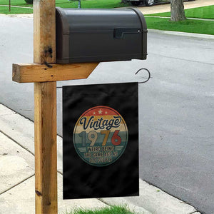 Vintage 1976 50th Birthday Garden Flag 50 Year Old Gift Weird Being the Same Age as Old People