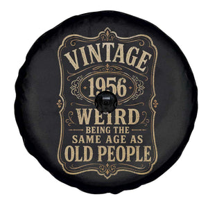 70th Birthday Spare Tire Cover Vintage 70yr 1956 70 Year Old Gift Weird Being the Same Age as Old People