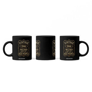 60th Birthday Coffee Mug Vintage 60yr 1966 60 Year Old Gift Weird Being the Same Age as Old People