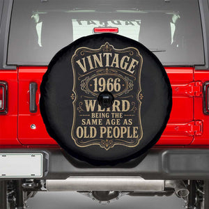 60th Birthday Spare Tire Cover Vintage 60yr 1966 60 Year Old Gift Weird Being the Same Age as Old People