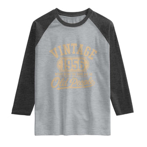 70th Birthday Raglan Shirt Vintage 1956 70 Year Old Gift Weird Being the Same Age as Old People