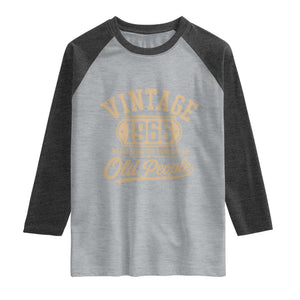 60th Birthday Raglan Shirt Vintage 1966 60 Year Old Gift Weird Being the Same Age as Old People