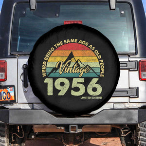 70th Birthday Spare Tire Cover Vintage 1956 Weird Being the Same Age as Old People 70 Year Old Gift