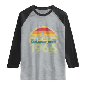 60th Birthday Raglan Shirt Vintage 1966 Weird Being the Same Age as Old People 60 Year Old Gift