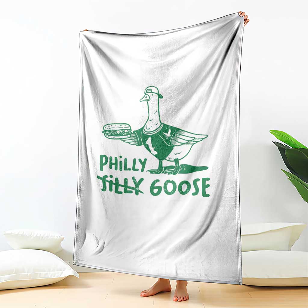 Philly Goose Throw Blanket Funny PFE Fan Silly Gooses TS10 Print Your Wear