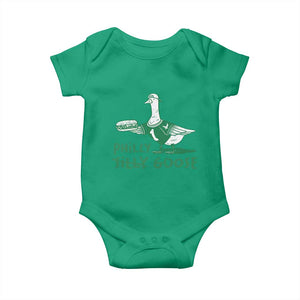 Philly Goose Baby Onesie Funny Philadelphia Fan Silly Gooses TS10 Irish Green Print Your Wear