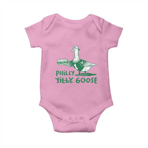 Philly Goose Baby Onesie Funny Philadelphia Fan Silly Gooses TS10 Light Pink Print Your Wear