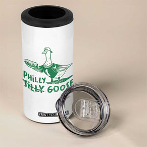 Philly Goose 4 in 1 Can Cooler Tumbler Funny PFE Fan Silly Gooses TS10 Print Your Wear