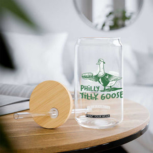 Philly Goose Glass Can Funny Philadelphia Fan Silly Gooses TS10 Print Your Wear