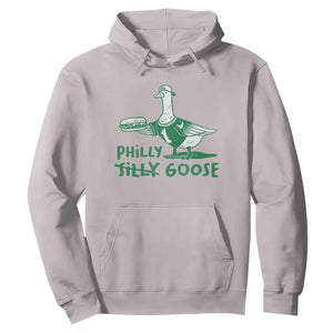 Philly Goose Hoodie Funny Philadelphia Fan Silly Gooses TS10 Ice Gray Print Your Wear