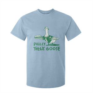 Philly Goose T Shirt For Kid Funny Philadelphia Fan Silly Gooses TS10 Light Blue Print Your Wear