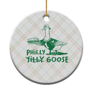 Philly Goose Ceramic Ornament Funny PFE Fan Silly Gooses TS10 1pc Christmas Plaid Print Your Wear