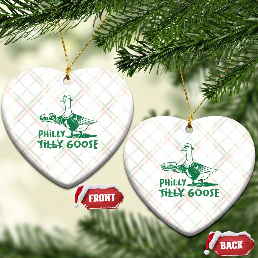 Philly Goose Ceramic Ornament Funny Philadelphia Fan Silly Gooses TS10 Print Your Wear