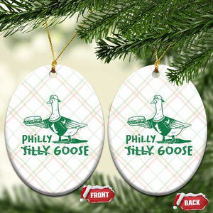 Philly Goose Ceramic Ornament Funny Philadelphia Fan Silly Gooses TS10 Print Your Wear