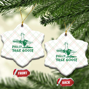 Philly Goose Ceramic Ornament Funny PFE Fan Silly Gooses TS10 Print Your Wear