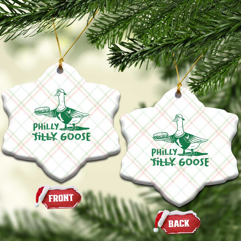 Philly Goose Ceramic Ornament Funny Philadelphia Fan Silly Gooses TS10 Print Your Wear