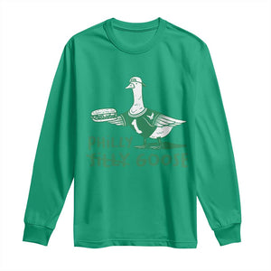 Philly Goose Long Sleeve Shirt Funny Philadelphia Fan Silly Gooses TS10 Irish Green Print Your Wear