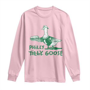 Philly Goose Long Sleeve Shirt Funny PFE Fan Silly Gooses TS10 Light Pink Print Your Wear