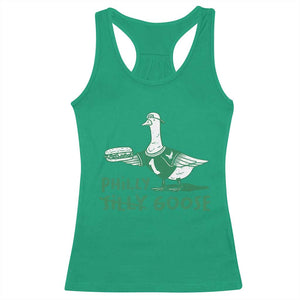 Philly Goose Racerback Tank Top Funny Philadelphia Fan Silly Gooses TS10 Irish Green Print Your Wear