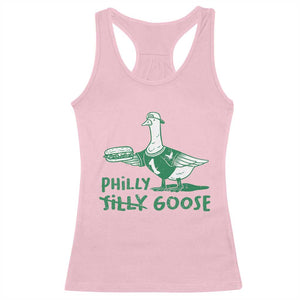 Philly Goose Racerback Tank Top Funny Philadelphia Fan Silly Gooses TS10 Light Pink Print Your Wear