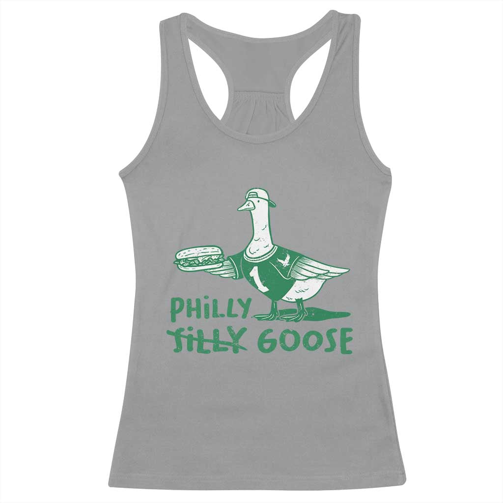 Philly Goose Racerback Tank Top Funny PFE Fan Silly Gooses TS10 Sport Gray Print Your Wear