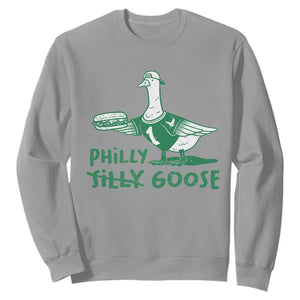Philly Goose Sweatshirt Funny Philadelphia Fan Silly Gooses TS10 Sport Gray Print Your Wear