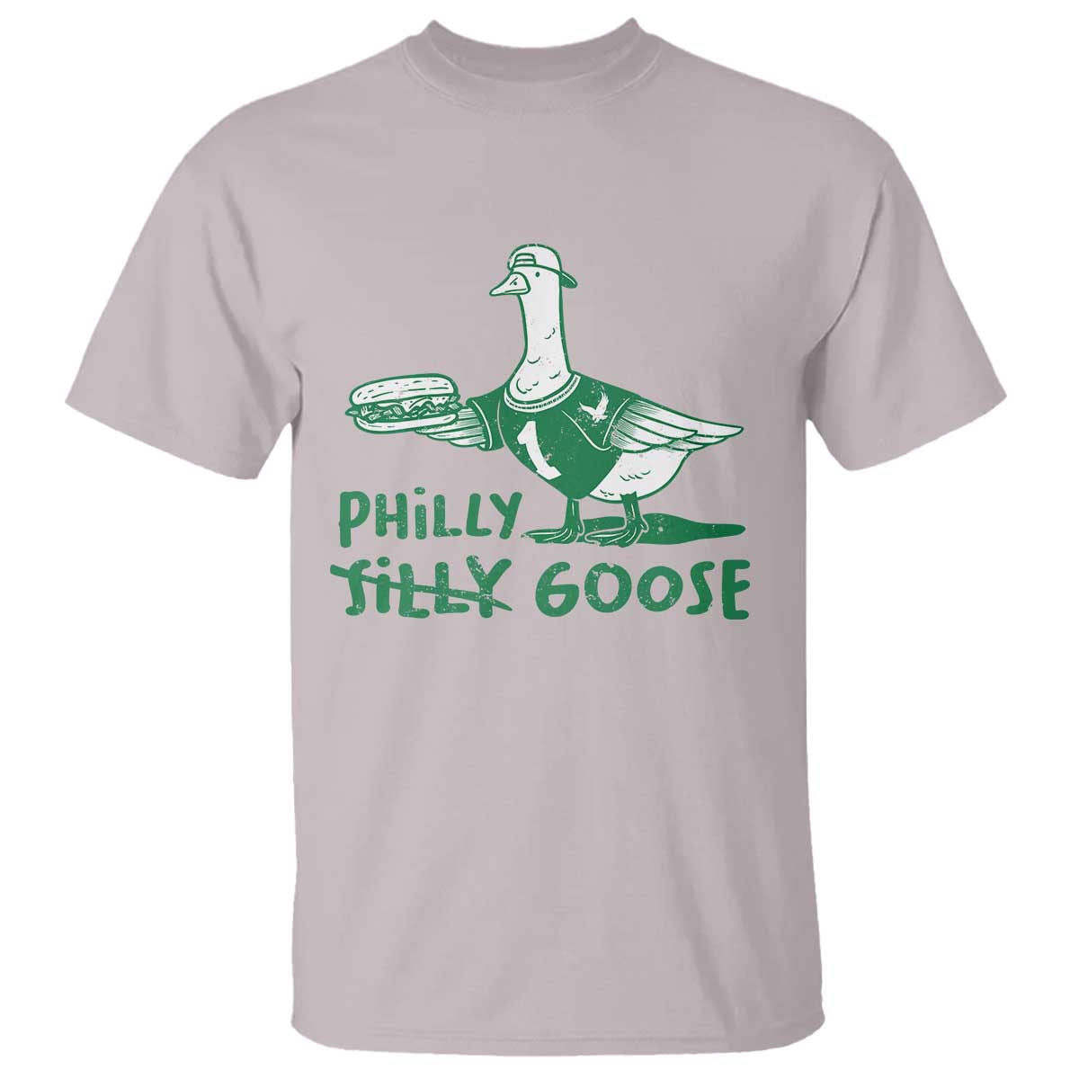 Philly Goose T Shirt Funny Philadelphia Fan Silly Gooses TS10 Ice Gray Print Your Wear