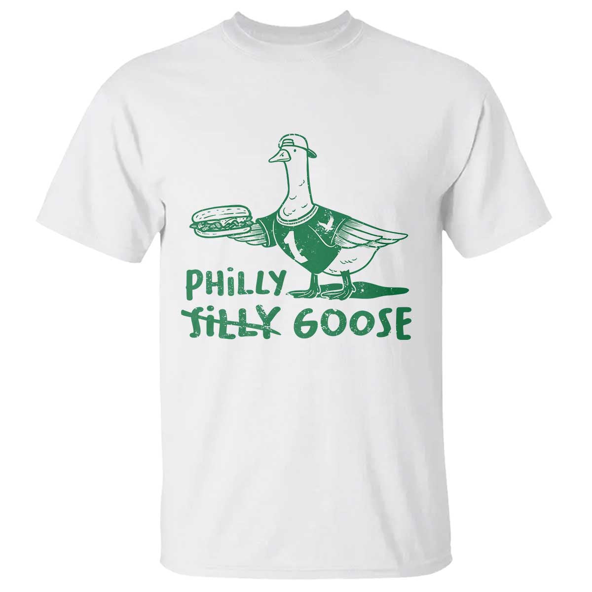 Philly Goose T Shirt Funny Philadelphia Fan Silly Gooses TS10 White Print Your Wear
