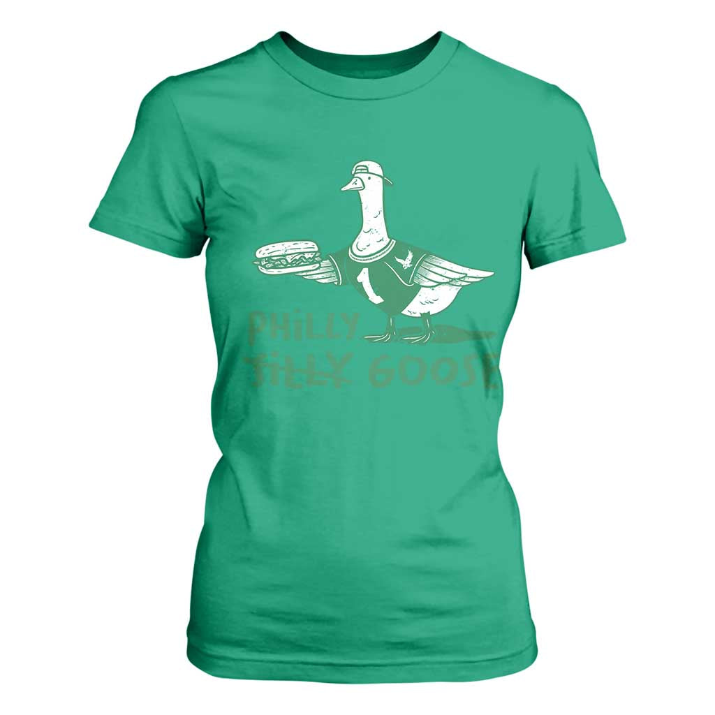 Philly Goose T Shirt For Women Funny PFE Fan Silly Gooses TS10 Irish Green Print Your Wear