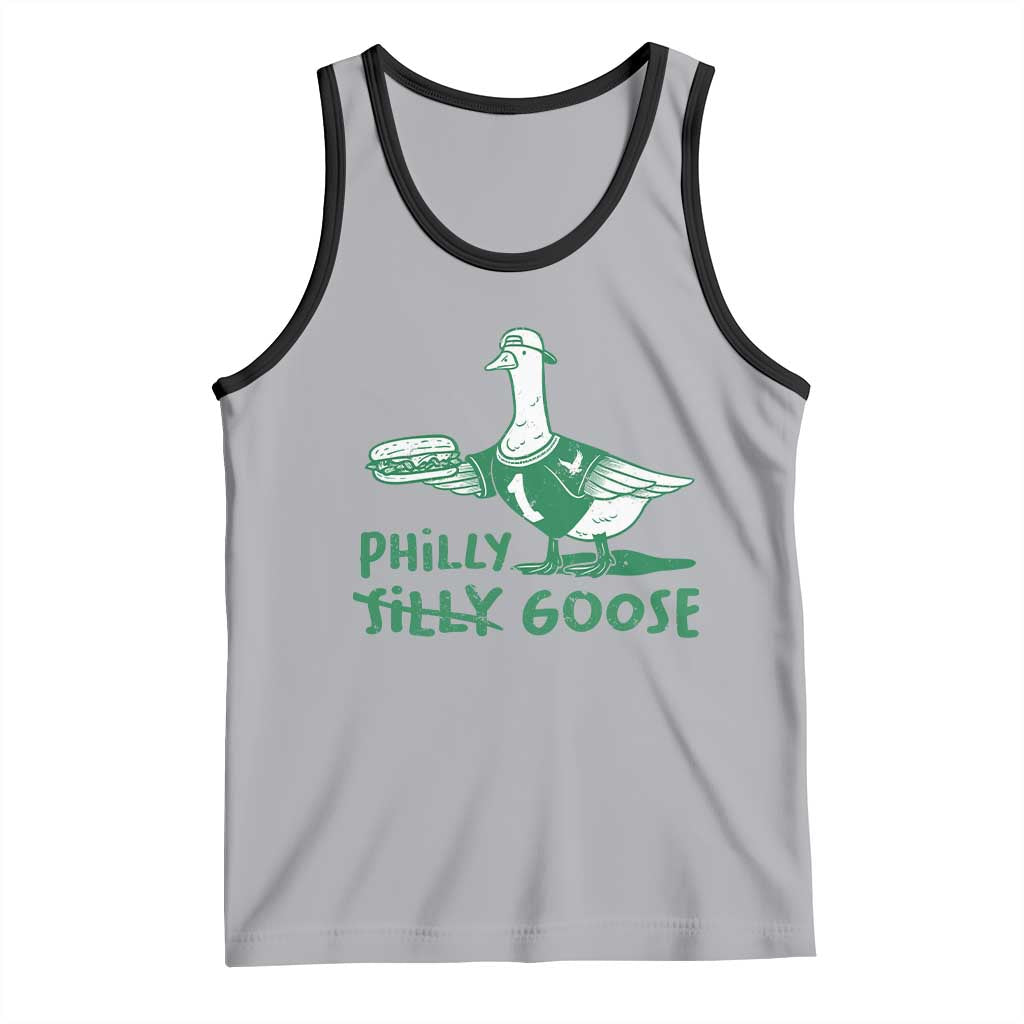 Philly Goose Tank Top Funny PFE Fan Silly Gooses TS10 Athletic Heather Black Print Your Wear