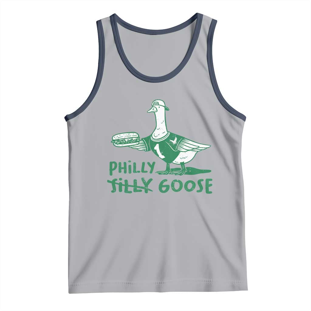 Philly Goose Tank Top Funny PFE Fan Silly Gooses TS10 Athletic Heather Navy Print Your Wear