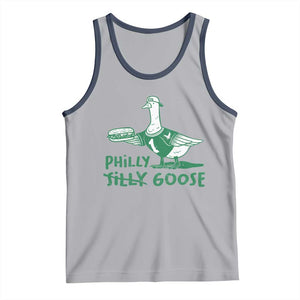 Philly Goose Tank Top Funny Philadelphia Fan Silly Gooses TS10 Athletic Heather Navy Print Your Wear