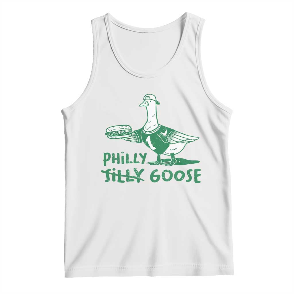 Philly Goose Tank Top Funny Philadelphia Fan Silly Gooses TS10 White Print Your Wear
