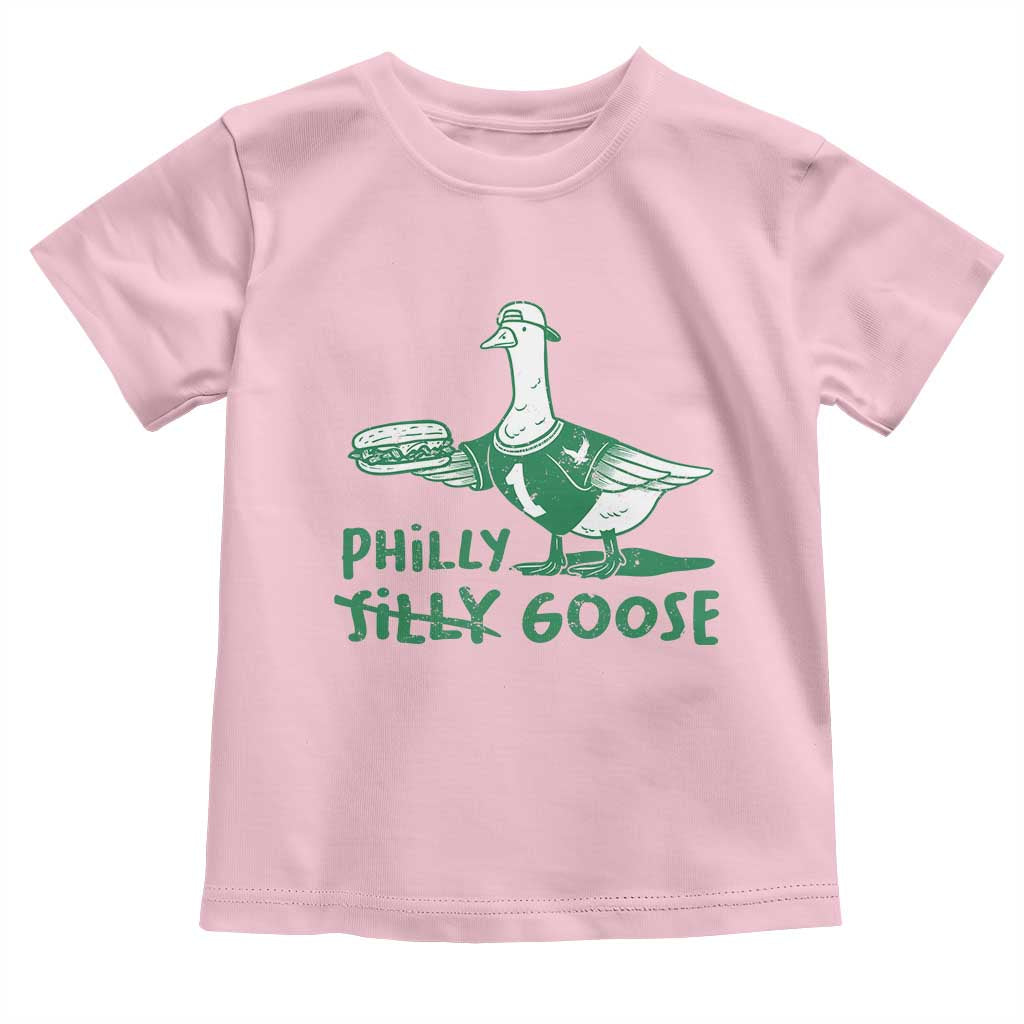 Philly Goose Toddler T Shirt Funny PFE Fan Silly Gooses TS10 Light Pink Print Your Wear