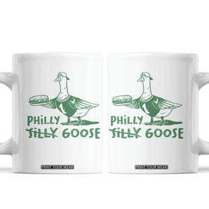 Philly Goose Coffee Mug Funny Philadelphia Fan Silly Gooses TS10 White Print Your Wear