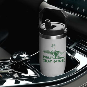 Philly Goose Flip Straw Tumbler Funny Philadelphia Fan Silly Gooses TS10 Print Your Wear
