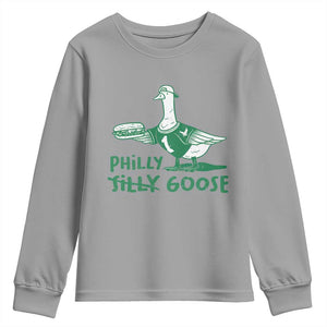 Philly Goose Youth Sweatshirt Funny Philadelphia Fan Silly Gooses TS10 Sport Gray Print Your Wear