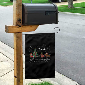 Dachshund Christmas Garden Flag Funny Weiner Dog Lovers Its The Most Wienderful Time TS10 Print Your Wear