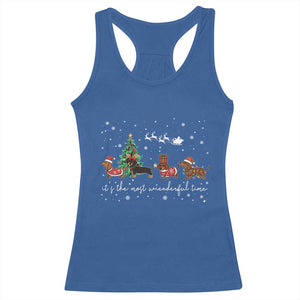 Dachshund Christmas Racerback Tank Top Funny Weiner Dog Lovers Its The Most Wienderful Time TS10 Royal Blue Print Your Wear