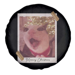 Meowy Christmas Spare Tire Cover Funny Cat Lovers Xmas Vintage Photo TS10 Print Your Wear