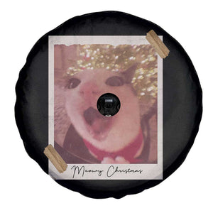 Meowy Christmas Spare Tire Cover Funny Cat Lovers Xmas Vintage Photo TS10 Print Your Wear